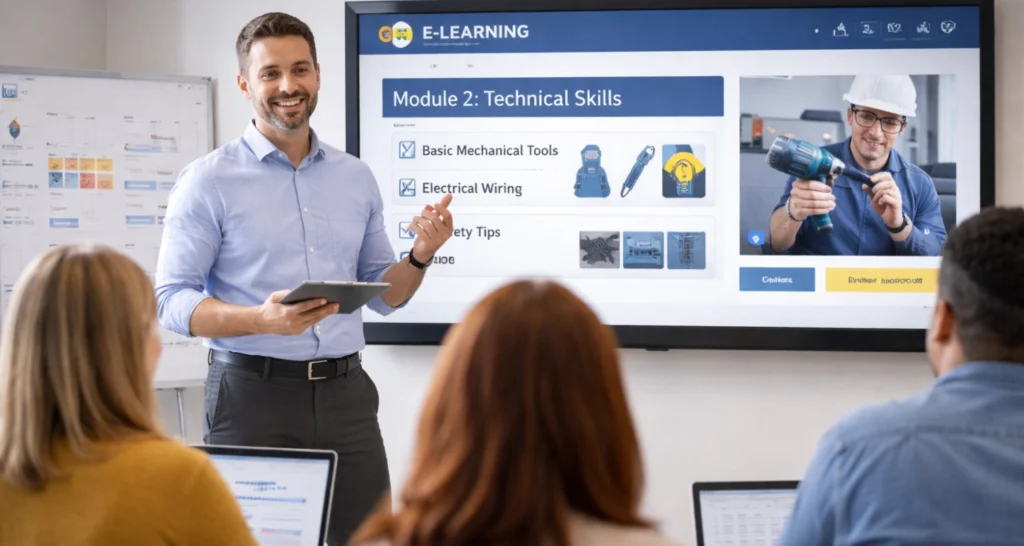 Curso de desarrollo e implementación de formaciones en e-learning en la formación profesional