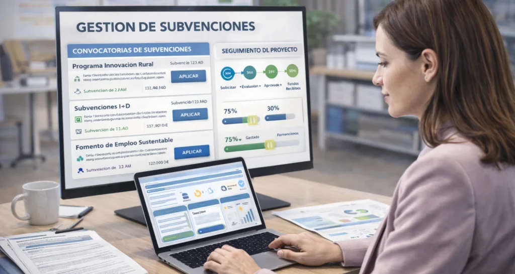 curso gestión efectiva de subvenciones: tramitación y seguimiento